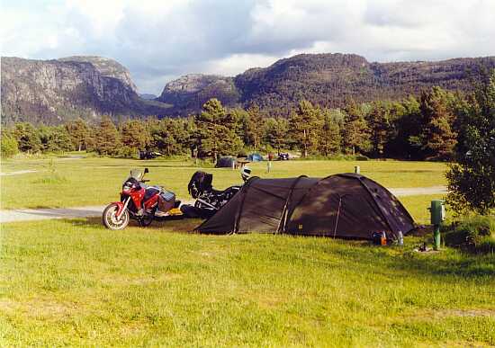Campingplatz am Preikestolen