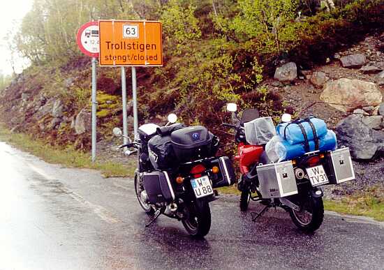 Trollstigen closed