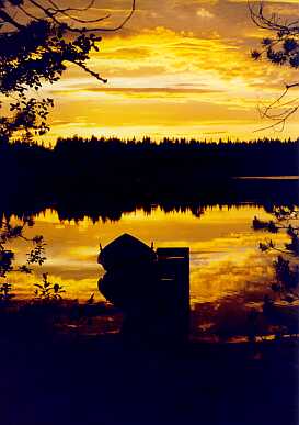 Sommernacht in Finnland