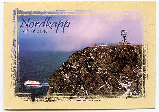 Postkarte vom Nordkap